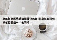 卓尔智联区块链公司简介怎么样[卓尔智联和卓尔控股是一个公司吗]